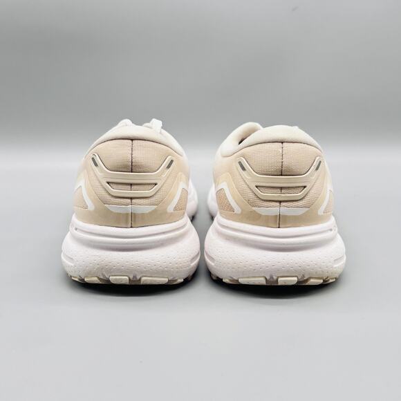 Brooks Shoes Womens 7.5 White Cream Ghost 15 Low Top Running Athletic Sneakers - Picture 6 of 12